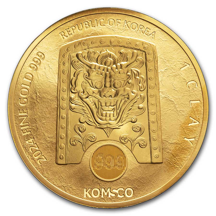 2024 South Korea 1 oz Gold ZI:SIN Draco BU | eBay
